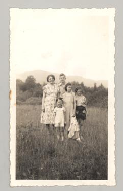 family in nature